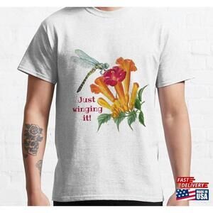 Just Winging It Gardener Gift Co Classic Tshirt